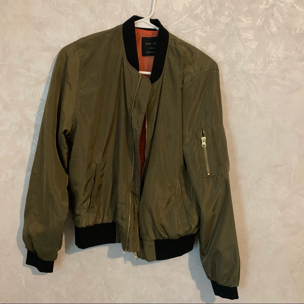 Bomber jacket burgundy
